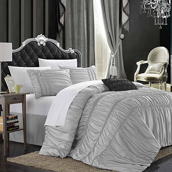 Chic Home Romantica 8 Pc Duvet Cover Set Jcpenney