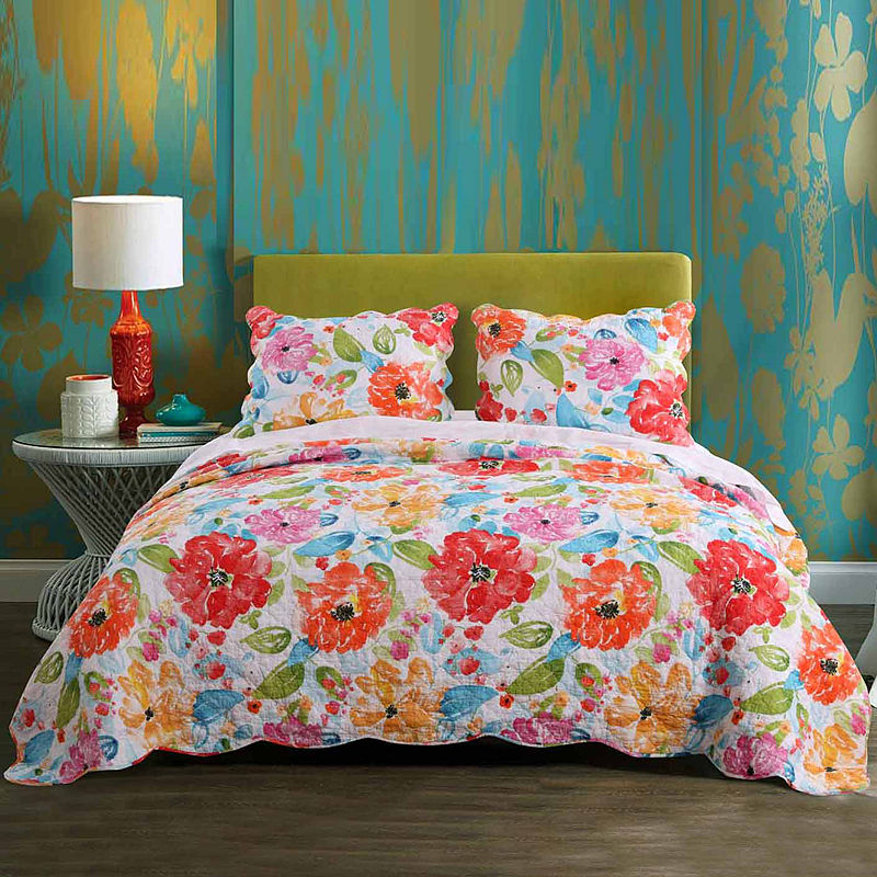 UPC 636047365224 product image for Barefoot Bungalow Esme Floral Quilt Set | upcitemdb.com