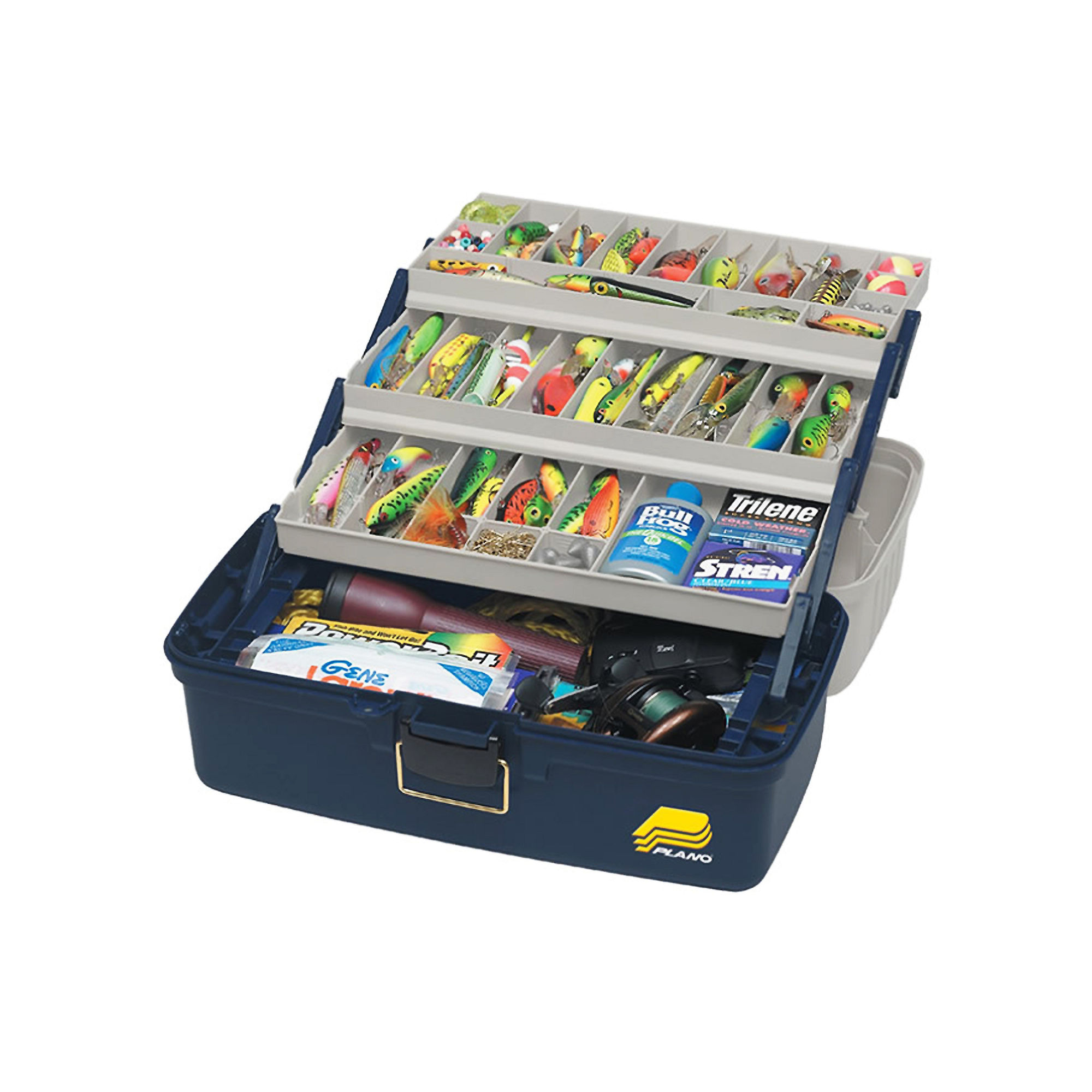 UPC 024099661331 product image for Teledynamics Extra Large Three Tray Tackle Box | upcitemdb.com