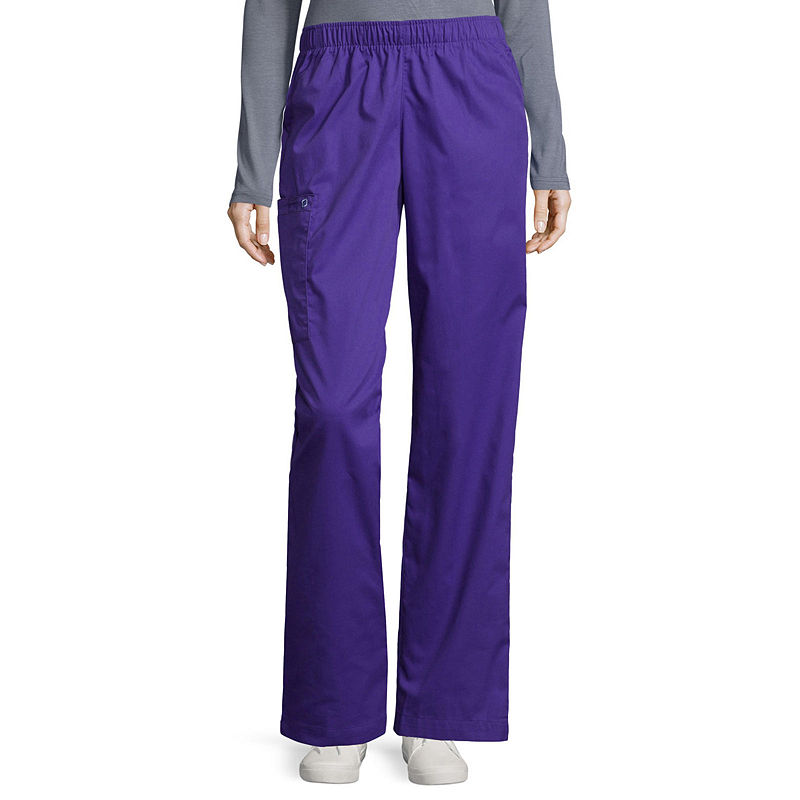 Wonder Wink Wonderwink Wonderwork 501 Women'S Pull-On Cargo Pant, Womens, Size X-Large, Purple