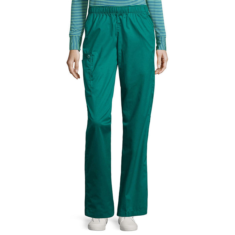 Wonder Wink Wonderwink Wonderwork 501 Women'S Pull-On Cargo Pant, Womens, Size Large, Green