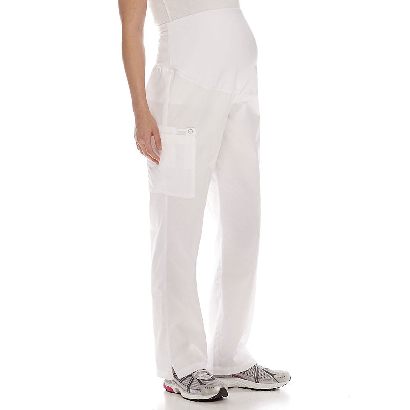 Wonder Wink Wonderwink Wonderwork 545 Maternity Pant, Womens, Size Medium, White