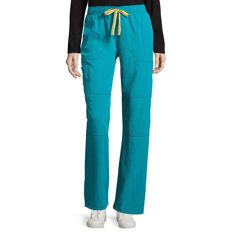 Wonder Wink Wonderwink Four Stretch 5214 Womens Sporty Cargo Pants - Plus And Tall, Size 3X-Large Tall, Blue