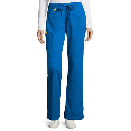 WonderWink Origins 5046 Womens Cargo Pants, Medium , Blue