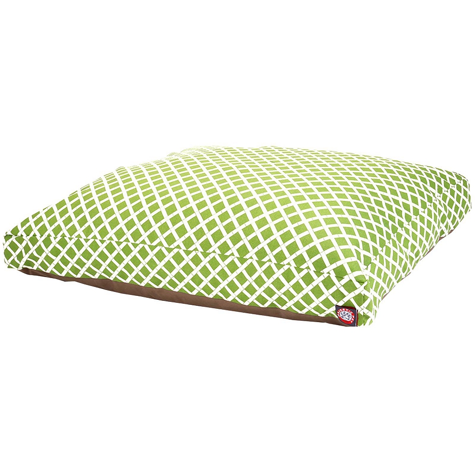 MAJESTIC PET Bamboo Rectangular Bed, Green