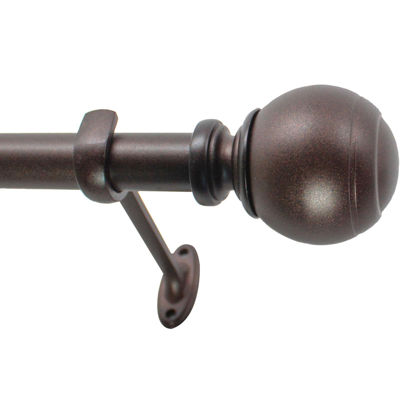 Decopolitan Ball Adjustable Curtain Rod Jcpenney
