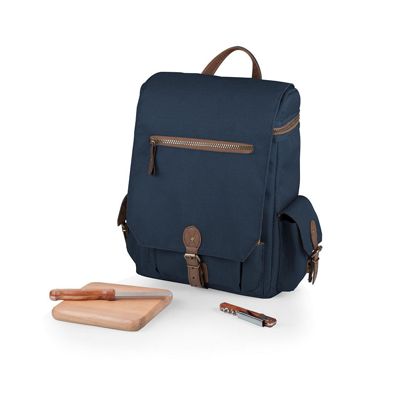 Picnic Time Moreno Wine Tote, Blue