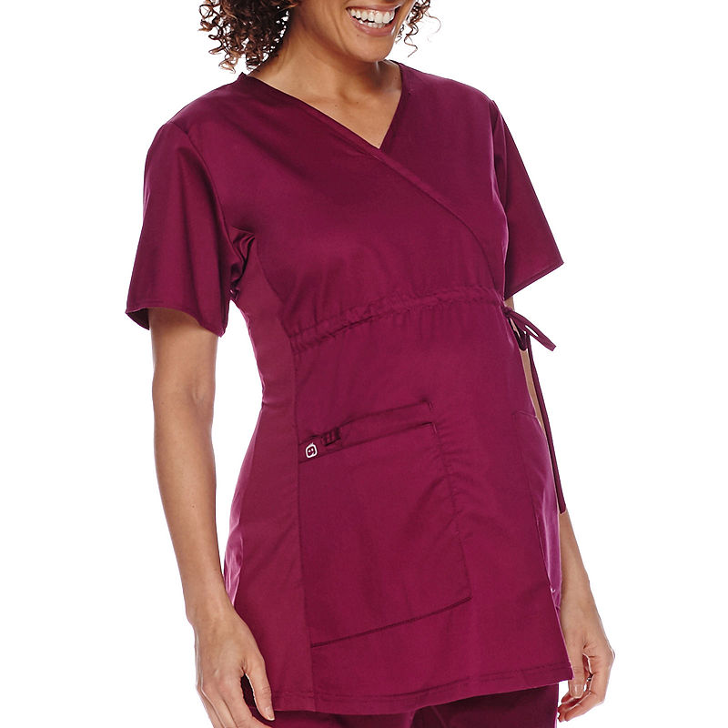 Wonder Wink Wwonderwink Wonderwork 145 Maternity Top - Plus, Womens, Size 3X-Large, Purple