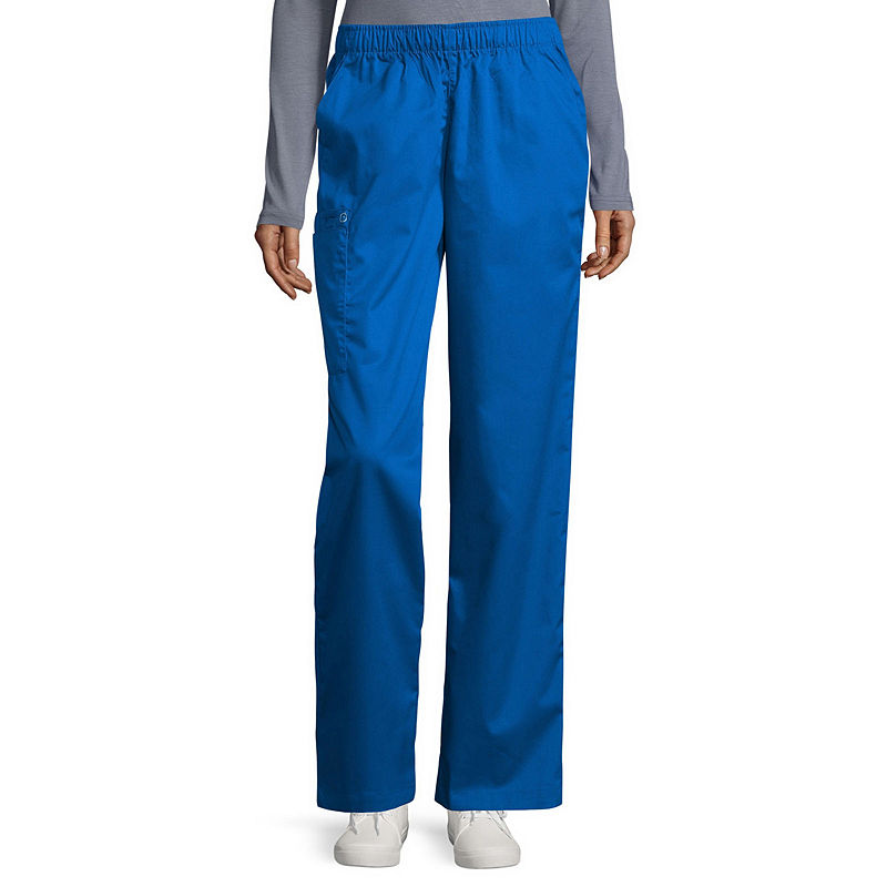 Wonder Wink Wonderwink Wonderwork 501 Women'S Pull-On Cargo Pant - Tall & Plus, Womens, Size X-Small Tall, Blue