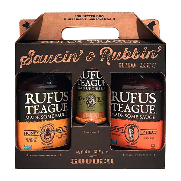 Alder Creek Rufus Teague3 Pack BBQ Gift Set