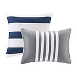 Intelligent Design Matteo Striped Comforter Set