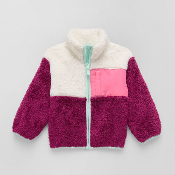 Okie Dokie Sherpa Toddler & Little Girls Midweight Jacket