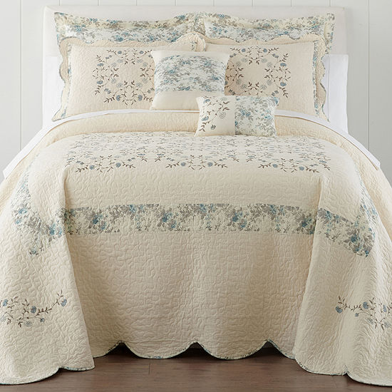 Home Expressions™ Alyson Country Floral Quilted Bedspread
