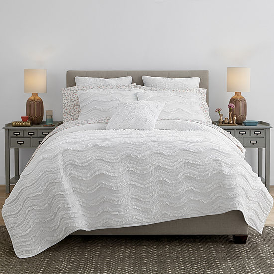 Jcpenney Home Cotton Classics Ruffle Quilt Jcpenney