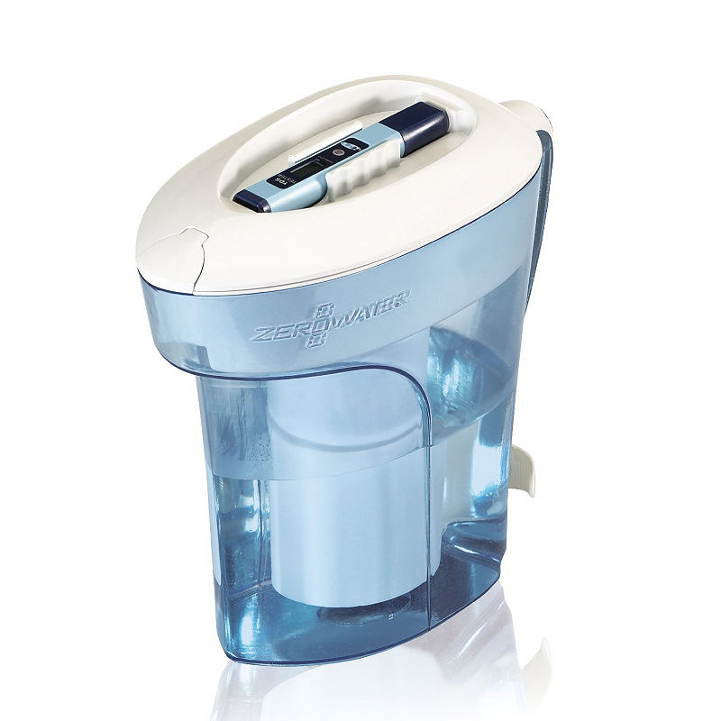 Zero Water Zerowater 10-Cup Pitcher With Free Tds Meter, Blue