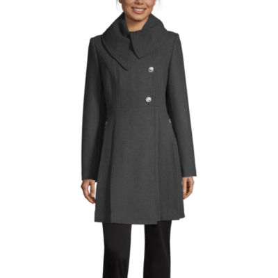 liz claiborne heavyweight peacoat