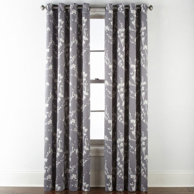 Sheridan Leaf 100 Blackout Grommet Top Curtain Panel Jcpenney