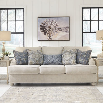 Signature Design By Ashley Traemore Sofa Color Linen Jcpenney