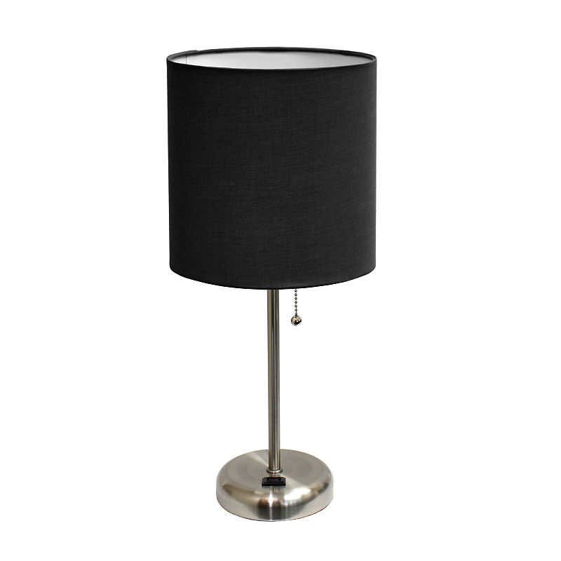 Limelights Metal Table Lamp, Black