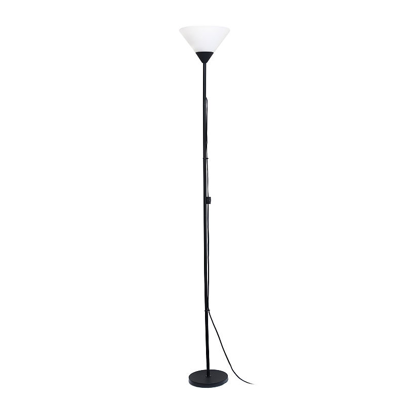 Simple Designs Torchiere, Black