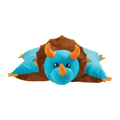 blue dinosaur pillow pet