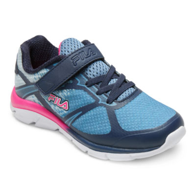 pink and blue fila shoes