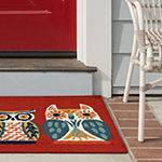 Liora Manne Frontporch What A Hoot Hand Tufted Washable Indoor Outdoor Rectangular Accent Rug