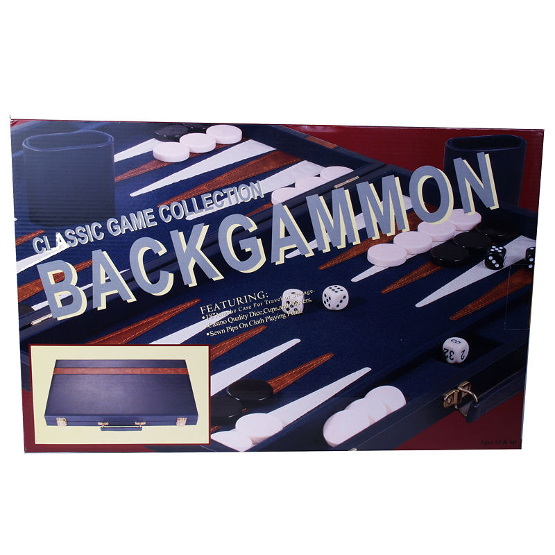 UPC 025766003188 product image for 18 Attache Tournament Backgammon-Blue | upcitemdb.com