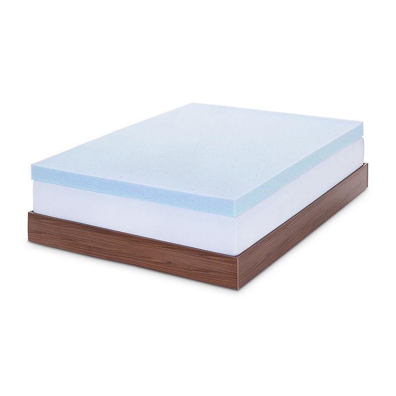 Lucid 4 Inch Gel Memory Foam Mattress Topper - King (lu40kk30gt)