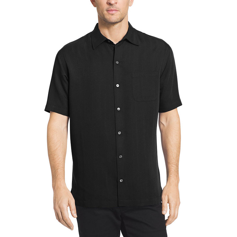 UPC 767672374227 product image for Van Heusen Short Sleeve Stripe Button-Front Shirt | upcitemdb.com