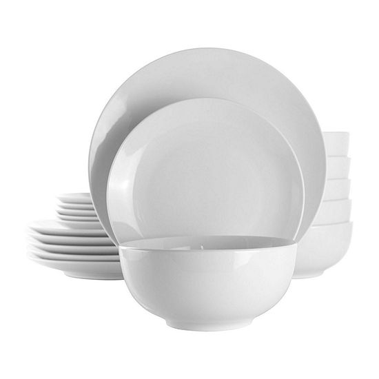 Elama Luna 18-pc. Porcelain Dinnerware Set
