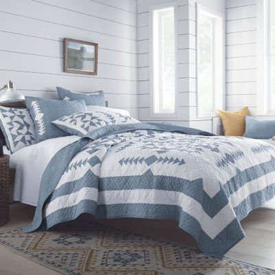 Linden Street Coventry Quilt, Color Light Indigo JCPenney