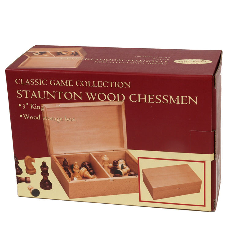 UPC 025766083074 product image for Stauton Wood Chessmen-3.0 King | upcitemdb.com