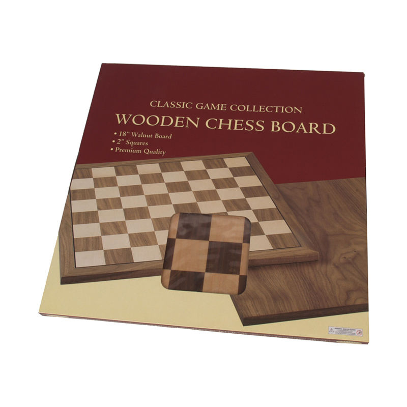 UPC 025766000521 product image for Walnut Wood Chessboard-18 W 2.0 Squares | upcitemdb.com