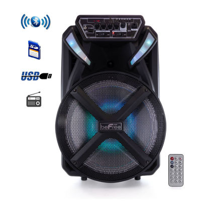 sharper image portable led party speaker sbt1034