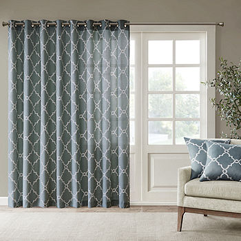 Single Patio Door Curtain, Patio Door Curtain Panel Grommet