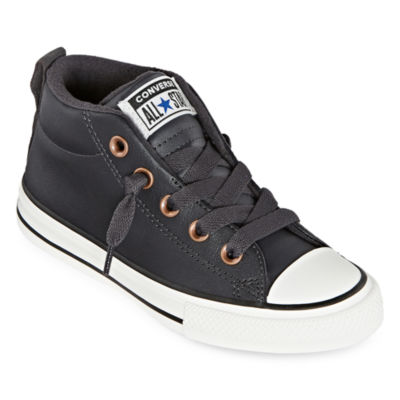 leather converse slip on