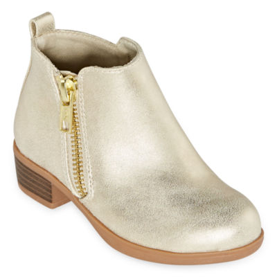 gold booties toddler
