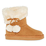 Okie Dokie Toddler Girls Lil Amber Pull-on Winter Boots