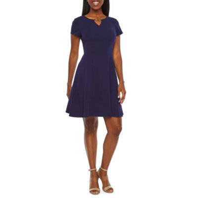 jcpenney navy dress