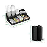 Mind Reader Cup And Lid Organizer 15 Compartments Pantry Organizer
