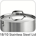 Tramontina Gourmet 8-pc. Tri-Ply Clad 18/10 Stainless Steel Induction-Ready Cookware Set