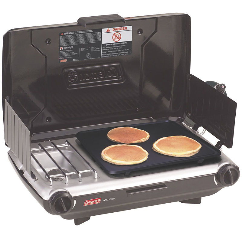 Coleman 2 Burner Grill Stove Combo