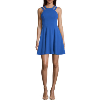 royal blue dress at jcpenney