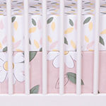 Sammy And Lou Lemon Floral 4-pc. Crib Bedding Set