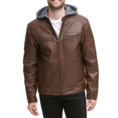 jcpenney leather jackets for men