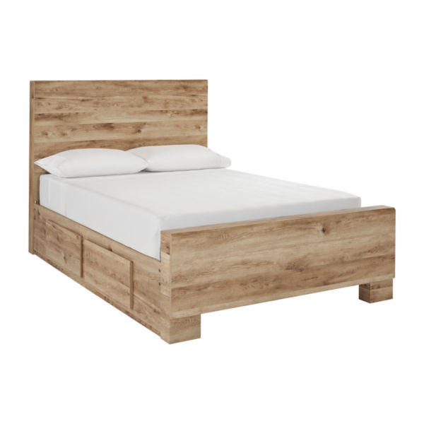 Signature Design by Ashley Hyanna Panel Bed with 2 Side Storage Drawers