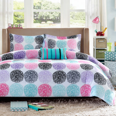 Mi Zone Audrina Polka Dot Comforter Set