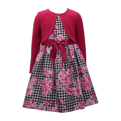 Bonnie Jean 2-pc. Jacket Dress Girls, Color: Burgundy - JCPenney
