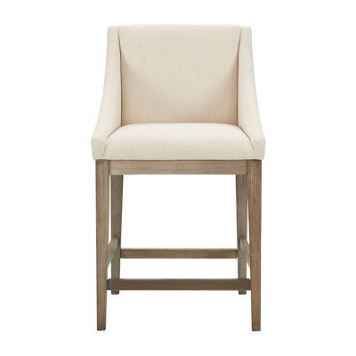 Madison Park Reed Counter Height Upholstered Bar Stool Color